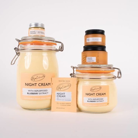 Selling: Hyaluronic Acid + Niacinamide Night Cream - 1L Bulk Refill