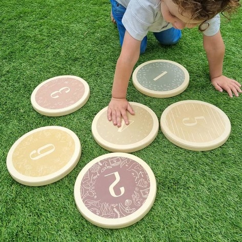 Selling: Montessori Wooden Stacking Bricks Toy Set 6 Pieces