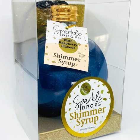 Selling: Xmas Sparkle Drops Shimmer Syrup 250Ml Bauble! 25 Servings | Berry Bliss