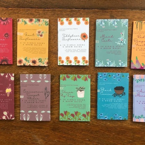 Selling: Young Gardener Xl Seed Set - With Colourful Grow Guides!-5Pcs