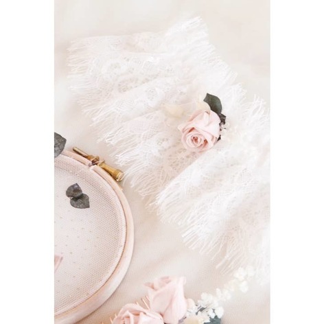 Selling: “Romantic Rose & Eucalyptus” Wedding Garter