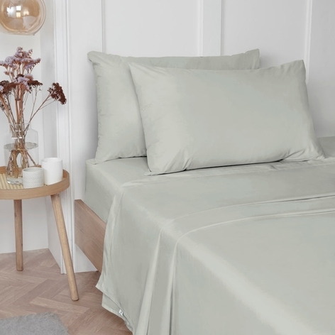 Selling: Grey Plain Dye Bedding Set - 180 Thread Count | Pillowcase Pair
