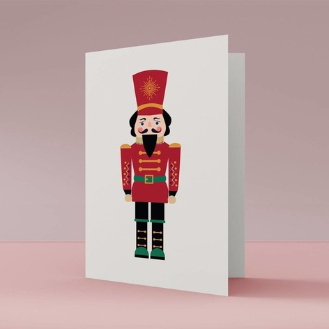 Selling: Nutcracker Folded Gift Tags - Sustainable & Eco-Friendly
