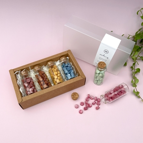 Selling: Mini Bottles Set - Octagon Sealing Wax (200 Beads)
