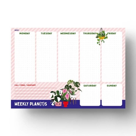 Selling: Plants Weekly Planner A4