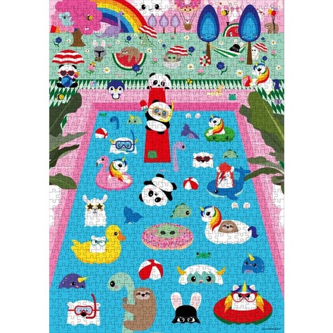 Selling: Pink Pool 1000 Pieces Jigsaw Puzzle