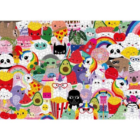 Selling: Kawaii Yoda Unicorn Rainbow Puzzle1000 Pieces Jigsaw
