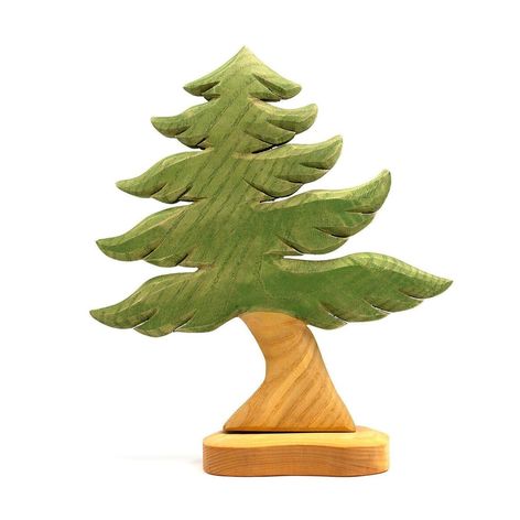 Selling: Wooden Toys - Wooden Pine Tree (29Cm) - Montessori - Open Ended Toys