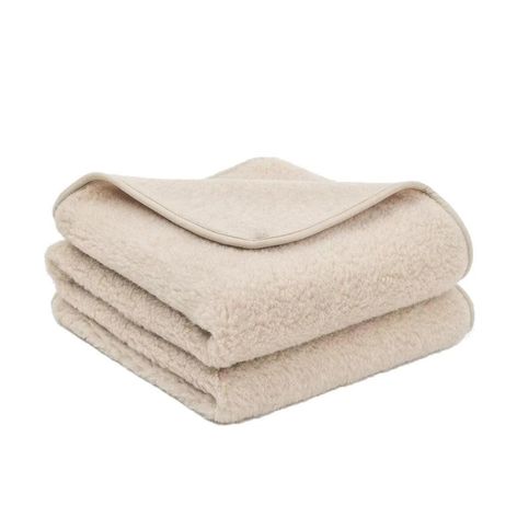 Selling: Woolen Crib Blanket - 75X100Cm - Single Layer - Merino Wool - Almond