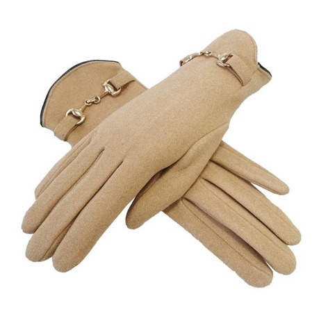 Selling: Hedley Winter Horsebit Gloves-Natural
