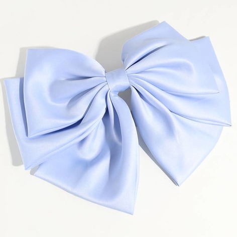 Selling: Roxana Mid Size Bow Hair Clips-Light Blue