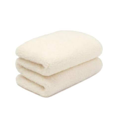 Selling: Woolen Crib Blanket 2 Layers - 75 X 100Cm - Merino Wool - Natural