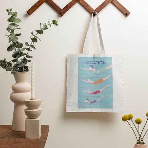Selling: Make My Location Tote Customise With Location Choice-Diver