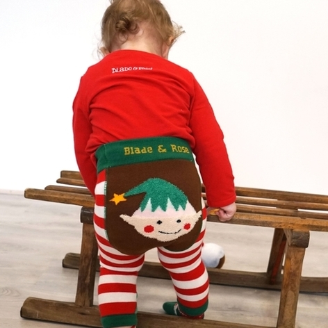Selling: Christmas Elf Leggings - 6-12 Months