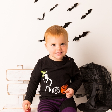 Selling: Halloween Boo Top - 6-12 Months