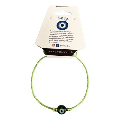 Selling: Evil Eye Coloured Bracelet, Green