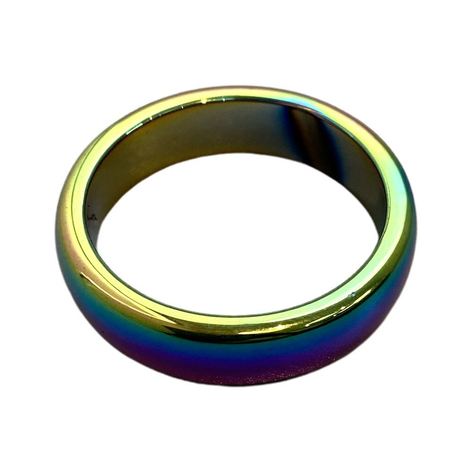 Selling: Aura Hematite Curved Ring, Size 10