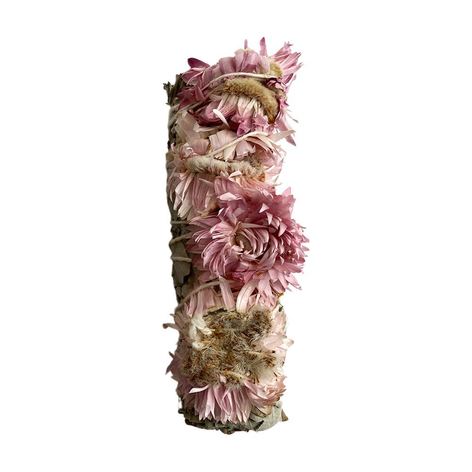 Selling: White Sage And Pink Sunflower 4"