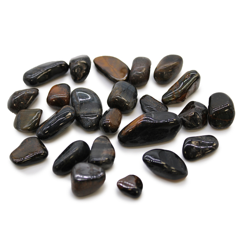 Selling: Small African Tumble Stones - Tigers Eye - Blue
