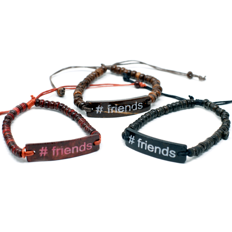 Selling: Coco Slogan Bracelets - #Friends