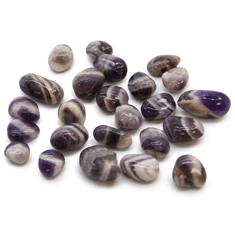 Selling: Small African Tumble Stones - Amethyst - Chevron