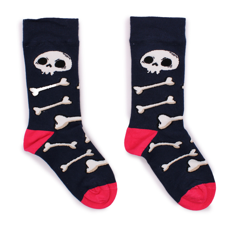 Selling: Hop Hare Bamboo Socks - Skulls And Bones M/L