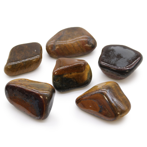 Selling: Large African Tumble Stones - Tigers Eye - Varigated