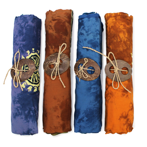 Selling: Bali Celtic Sarongs - Lucky Coins (4 Assorted Colours)