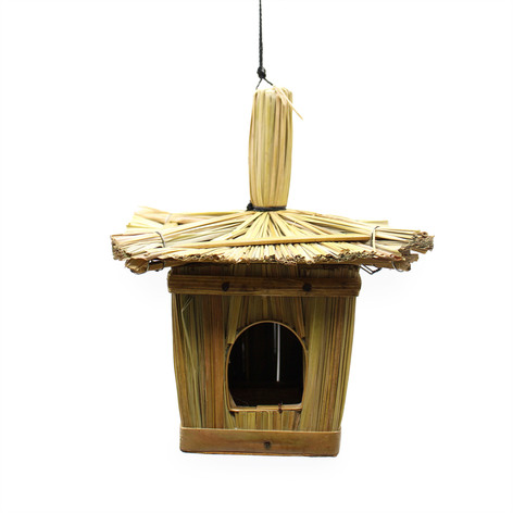 Selling: Small Square Seagrass Bird Box 18X13Cm