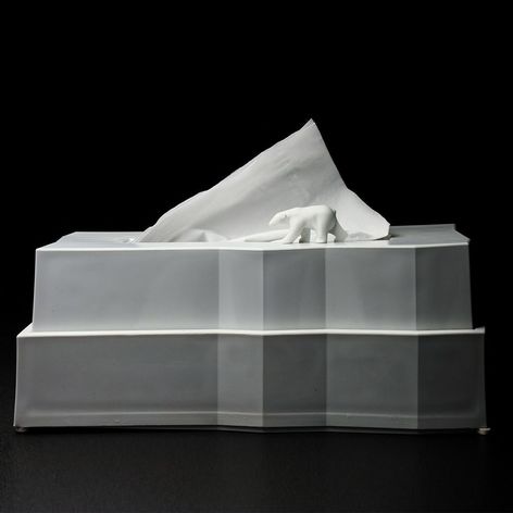 Selling: Polar Bear Iceberg Facial Tissue Holder : Iceberg Kitchen Collection: 100% Recyclable Environmentally Friendly Materials Bathroom