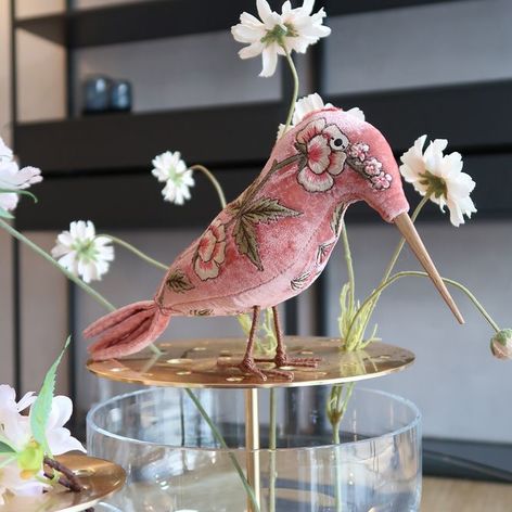 Selling: Decorative Animal Pink Kingfisher
