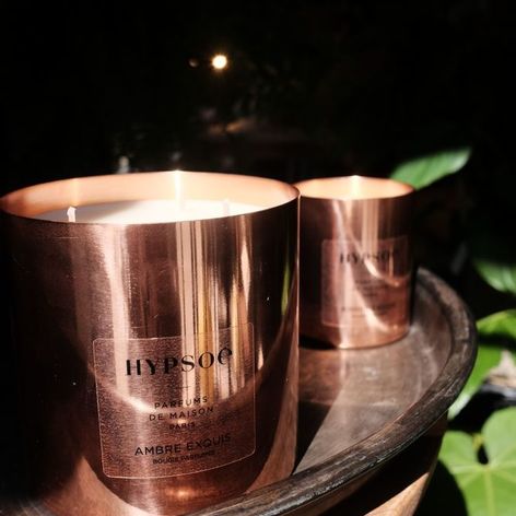 Selling: The « Ambre Exquis » Scented Candle, In Solid Copper