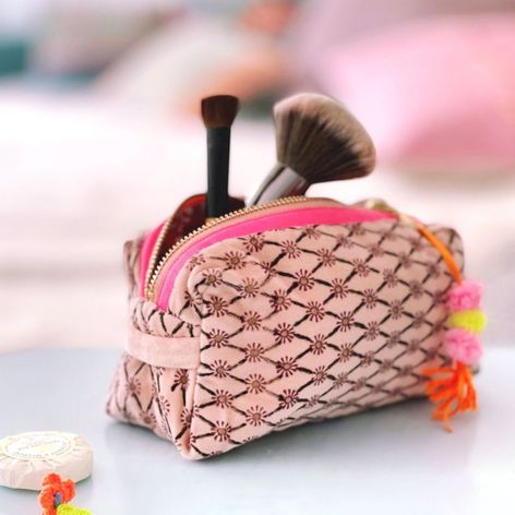 Selling: Cosmetic Pouch Flower Blush